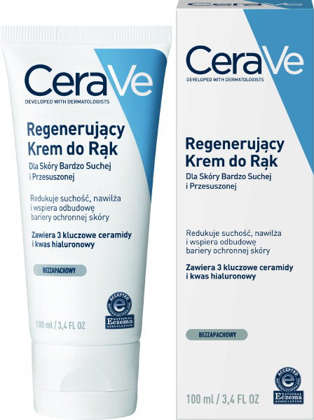 CeraVE, krem do rąk regenerujący, 100 ml