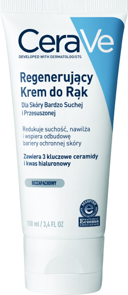 CeraVE, krem do rąk regenerujący, 100 ml