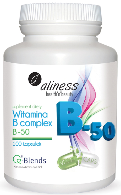 Aliness Witamina B Complex B-50 B 100 kapsułek