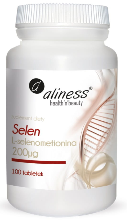 Aliness Selen L-Selenometionina 200 mcg, 100 tabletek