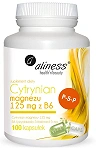 Aliness Cytrynian Magnezu 125 mg Z B6 100 kapsułek