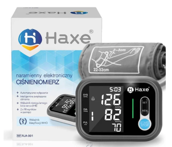 HAXE RJA-001 ciśnieniomierz naramienny, 1 szt.