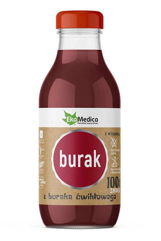 Ekamedica sok 100% z buraka, 300 ml