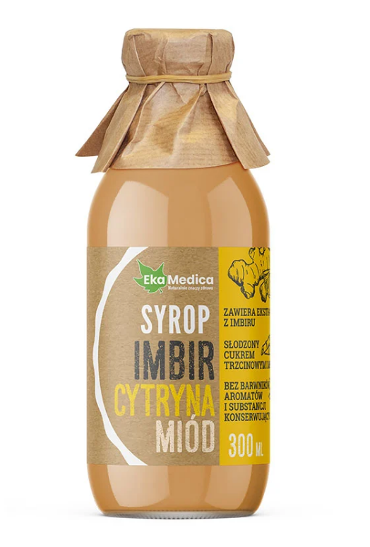 EkaMedica syrop imbir cytryna miód