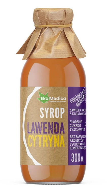 EkaMedica, syrop lawenda z cytryną, 300 ml