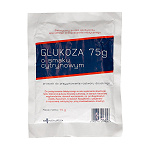 Glukoza proszek na niedobór węglowodanów, stany wyczerpania o smaku cytrynowym, 75 g