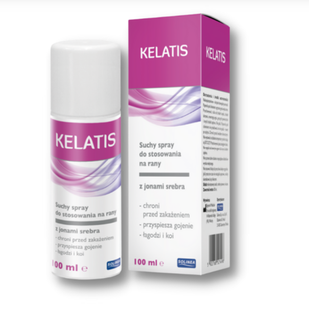 Kelatis, spray suchy do stosowania na rany, 100 ml