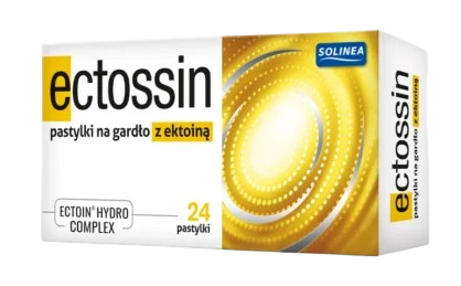 Ectossin 24 pastylki na gardło z ektoiną