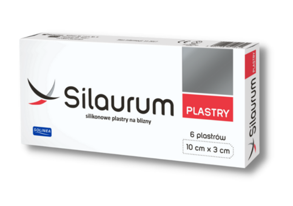 Silaurum, plastry na blizny, 6 szt.