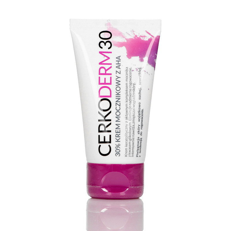 Cerkoderm 30, krem z mocznikiem zmiękczający zrogowaciały naskórek, 50 ml