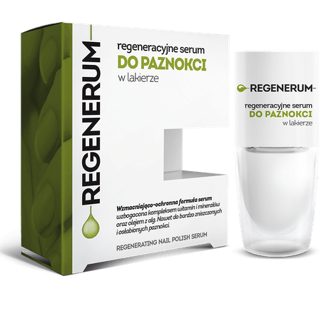 Regenerum Serum do paznokci w lakierze, do zniszczonych i osłabionych paznokci, 8 ml