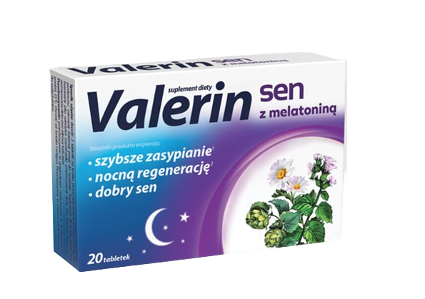 Valerin sen z melatoniną, 20 tabletek