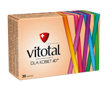 Vitotal Dla Kobiet 40+, 30 tabletek