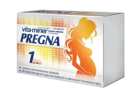 Vita-Miner Pregna 1, 60 tabletek