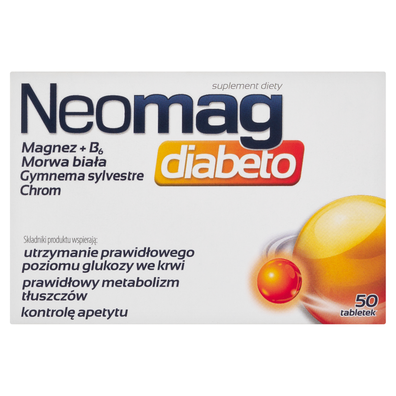Neomag Diabeto, 50 tabletek