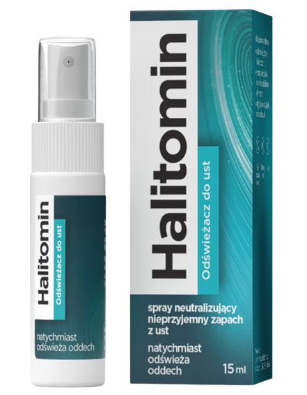 Halitomin odświeżacz do ust, 15 ml