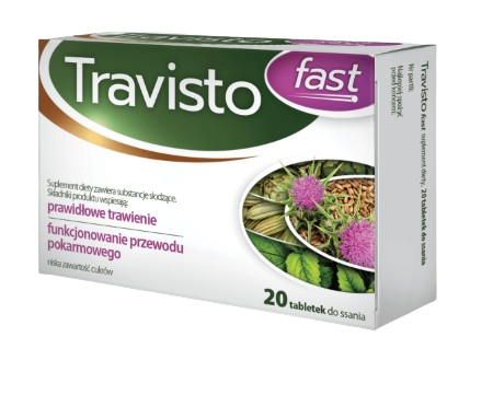 Travisto Fast, 20 tabletek do ssania
