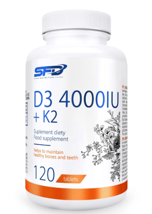 SFD D3 4000 IU + K2 120 tabletek