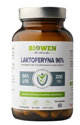 BIOWEN Laktoferyna 96% 60 kapsułek