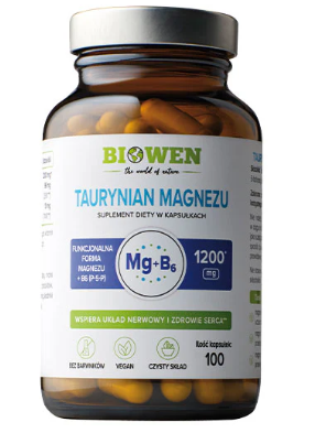BIOWEN Turynian Magnezu 600 mg, 100 kapsułek