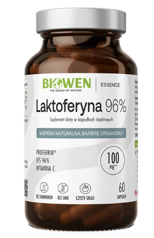 Biowen Laktoferyna 96%, 60 kapsułek