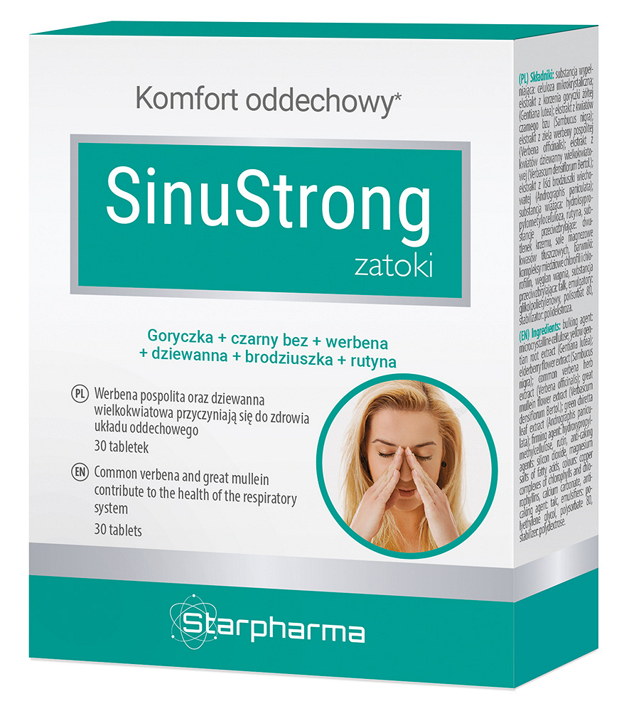 Sinustrong Zatoki tabletki, 30 szt.