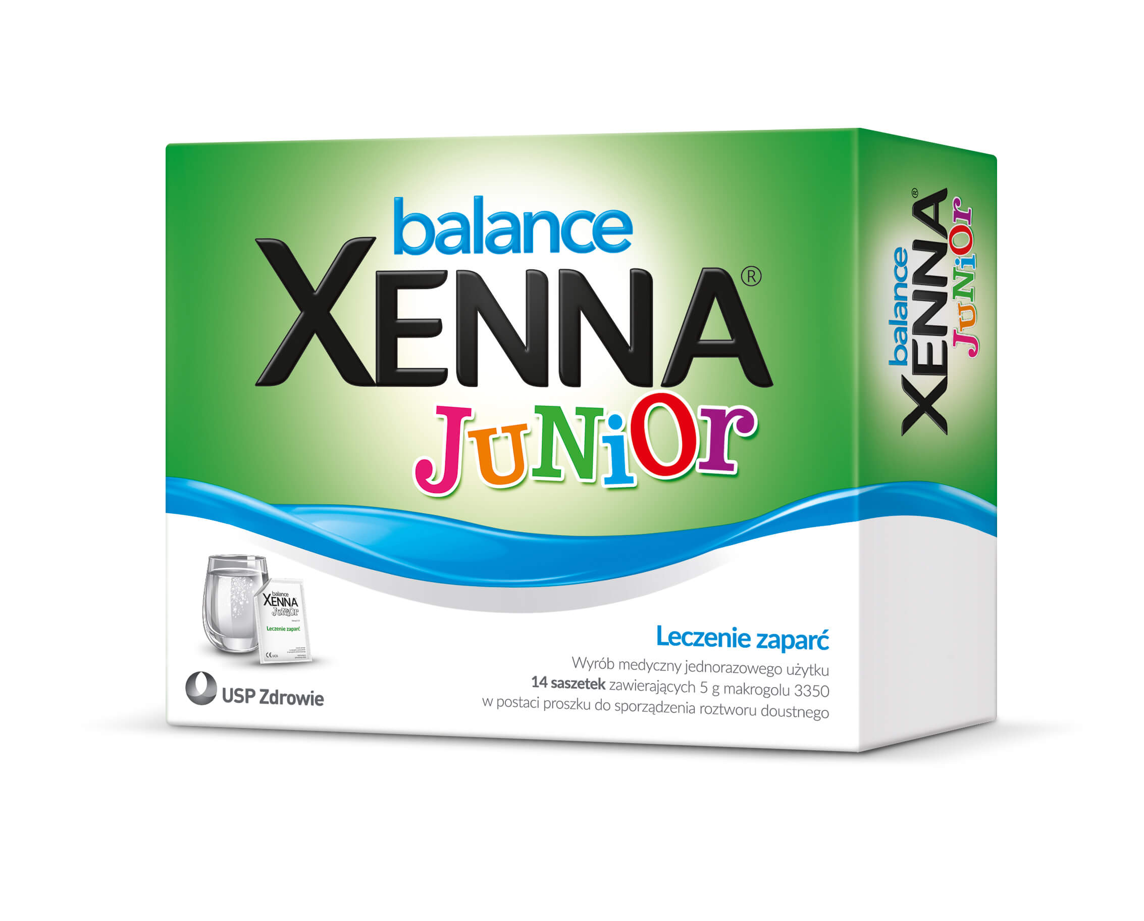 Xenna Balance Junior, proszek na przewlekłe zaparcia u dzieci od 6. miesiąca życia, 14 sasz.