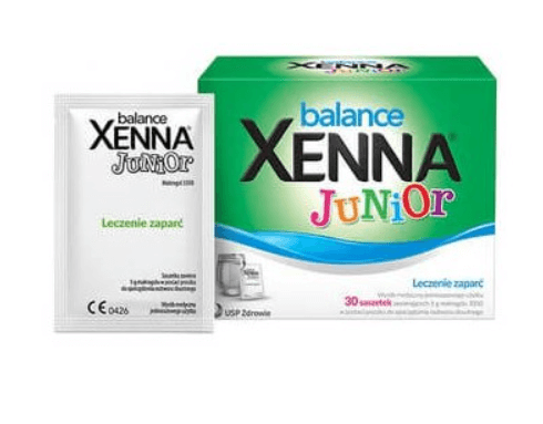 Xenna Balance Junior , proszek wspomagający w zaparciach dla dzieci, 30 szt.