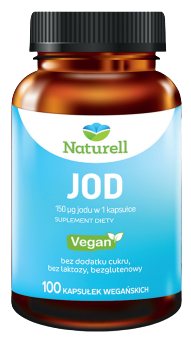 Naturell Jod, tabletki z jodem, 100 szt.