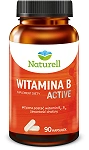 Naturell Witamina B active kapsułki z aktywną postacią witaminy B9 i B12, 90 szt.
