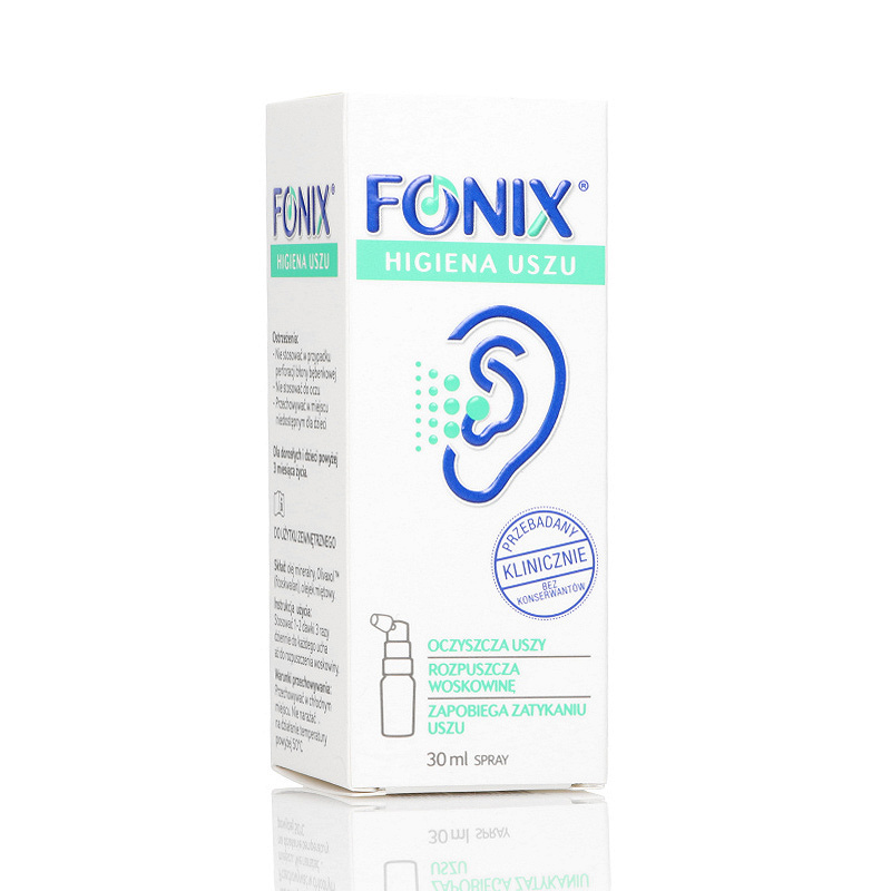 Fonix Higiena Uszu, spray do usuwania woskowiny, 30 ml