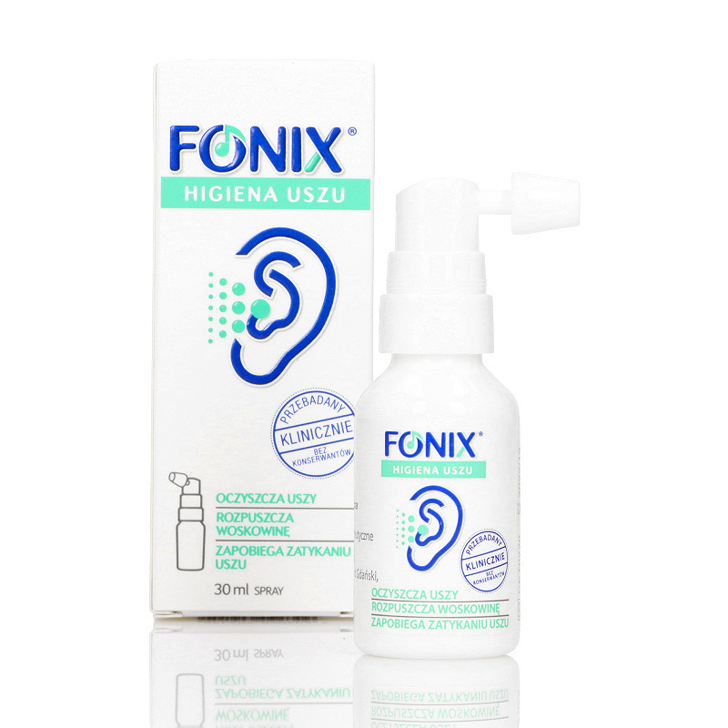 Fonix Higiena Uszu, spray do usuwania woskowiny, 30 ml