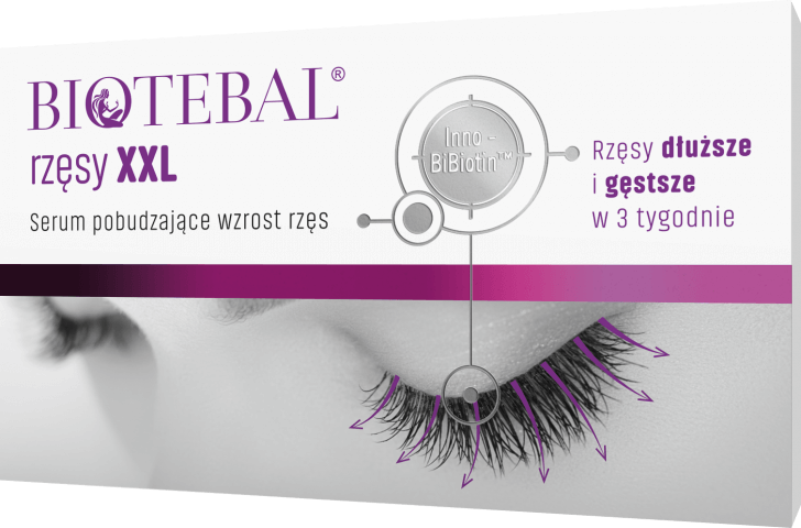 Biotebal rzęsy XXL , serum pobudzające wzrost, 3 ml