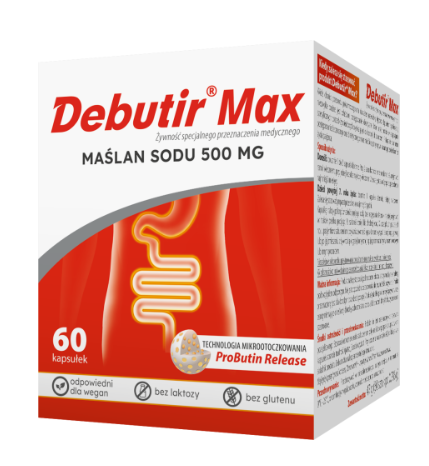 Debutir Max 500 mg, 60 kapsułek