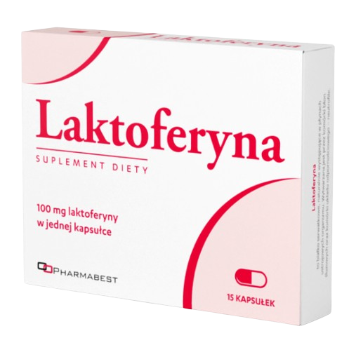 Laktoferyna 100 mg, 15 kapsułek