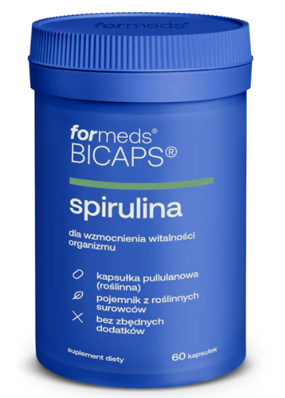 Formeds Bicaps Spirulina, 60 kapsułek