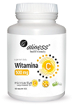 Aliness Witamina C 500 mg microactive 100 kapsułek wegańskich