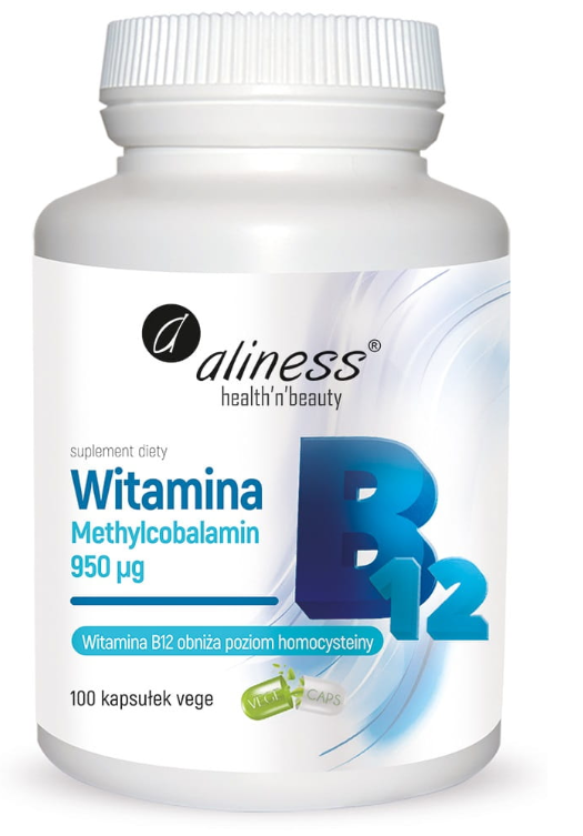 Aliness Witamina B12 950 mcg, 100 vege kapsułek
