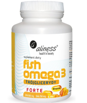 Aliness Fish Omega 3 Forte 60 kapsułek