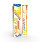 Electrovit Probiotics tabletki musujące o smaku malinowym które dostarczają elektrolity, witaminę C oraz bakterie probiotyczne, 20 szt.