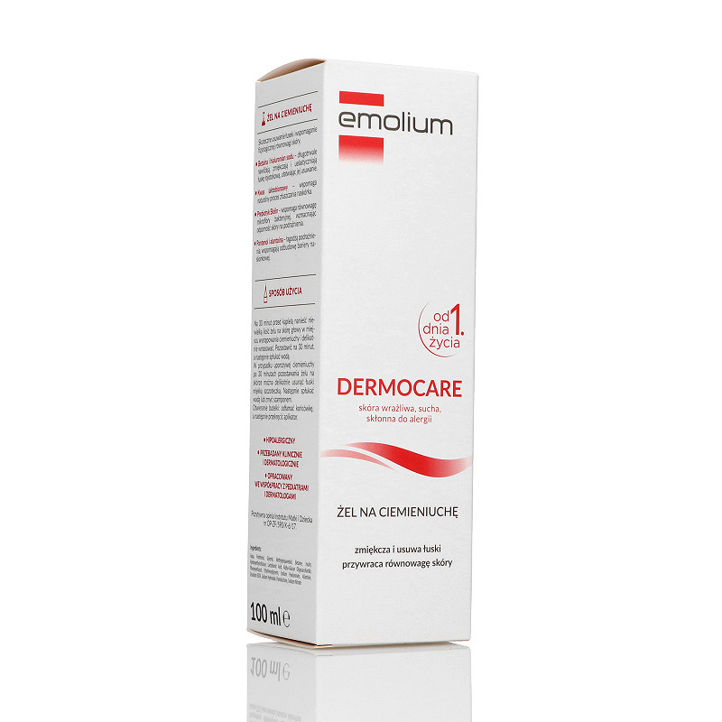 Emolium Dermocare Żel na ciemieniuchę, zmiękczający, 100 ml
