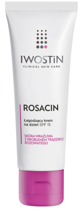 Iwostin Rosacin, krem na dzień do cery z problemem trądziku różowatego, SPF 15, 40 ml