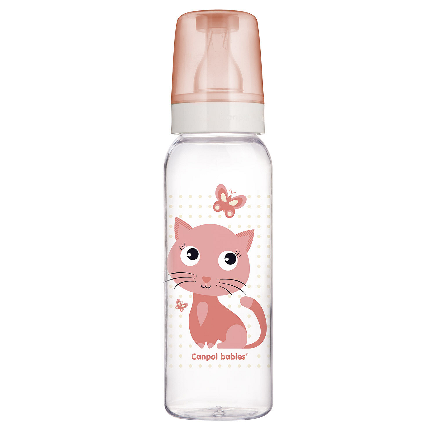 Canpol Babies butelka wąska CUTE ANIMALS 250ml 