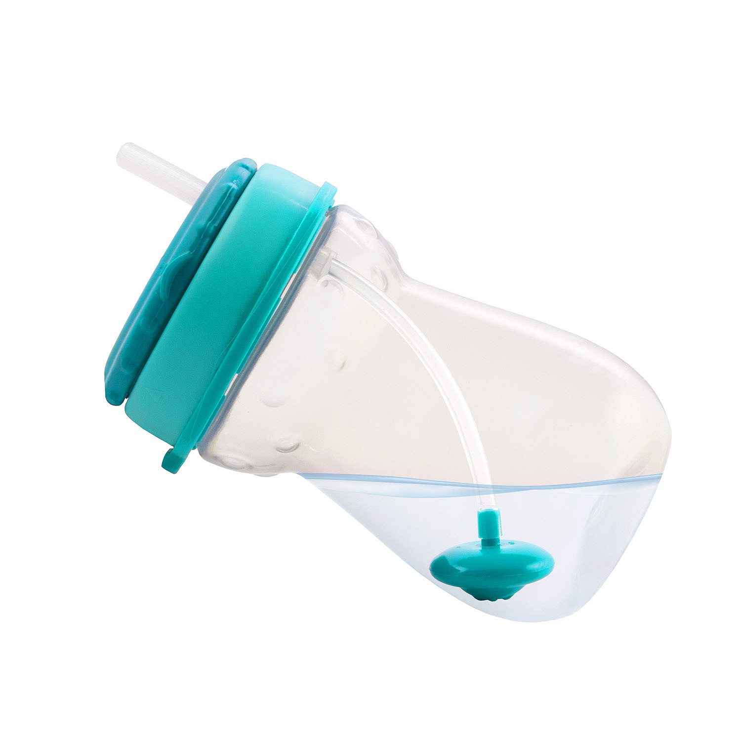 Canpol Babies, bidon ze składaną rurką silikonową z odważnikiem 350ml, 1 szt.
