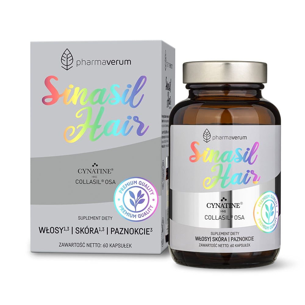 Sinasil Hair, 60 kapsułek