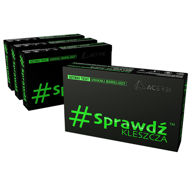 #sprawdźKLESZCZA, test do wykrywania bakterii boreliozy u kleszcza, 1 szt