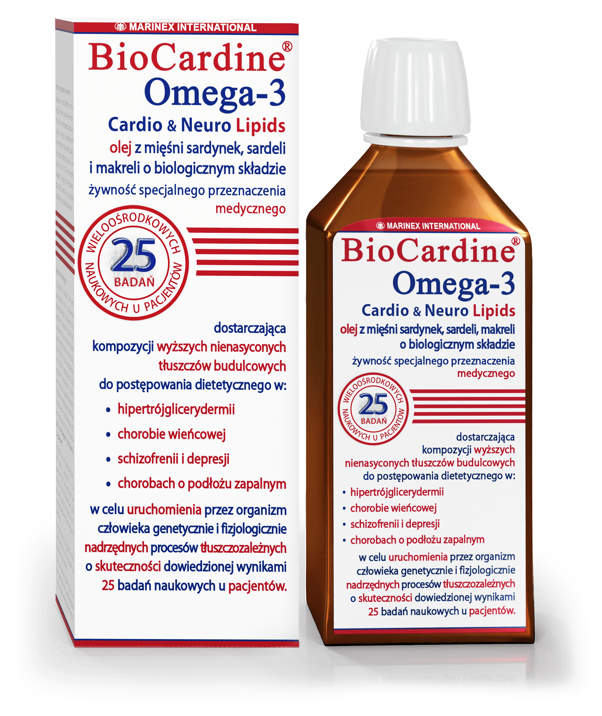 BioCardine Omega-3 Cardio & Neuro Lipids płyn, 200 ml