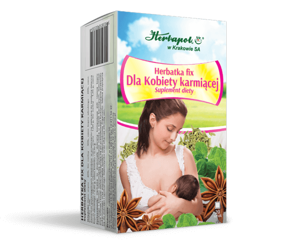 Herbatka fix Dla Kobiety karmiącej herbata ze składnikami wspomagającymi wydzielanie mleka, 20 sasz. po 2 g