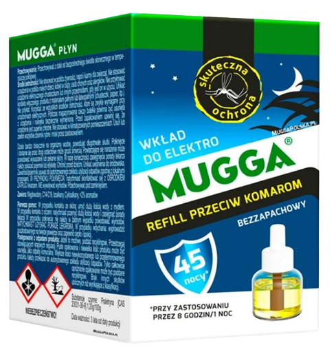 Mugga Elektro wkład nocny, 45 szt.