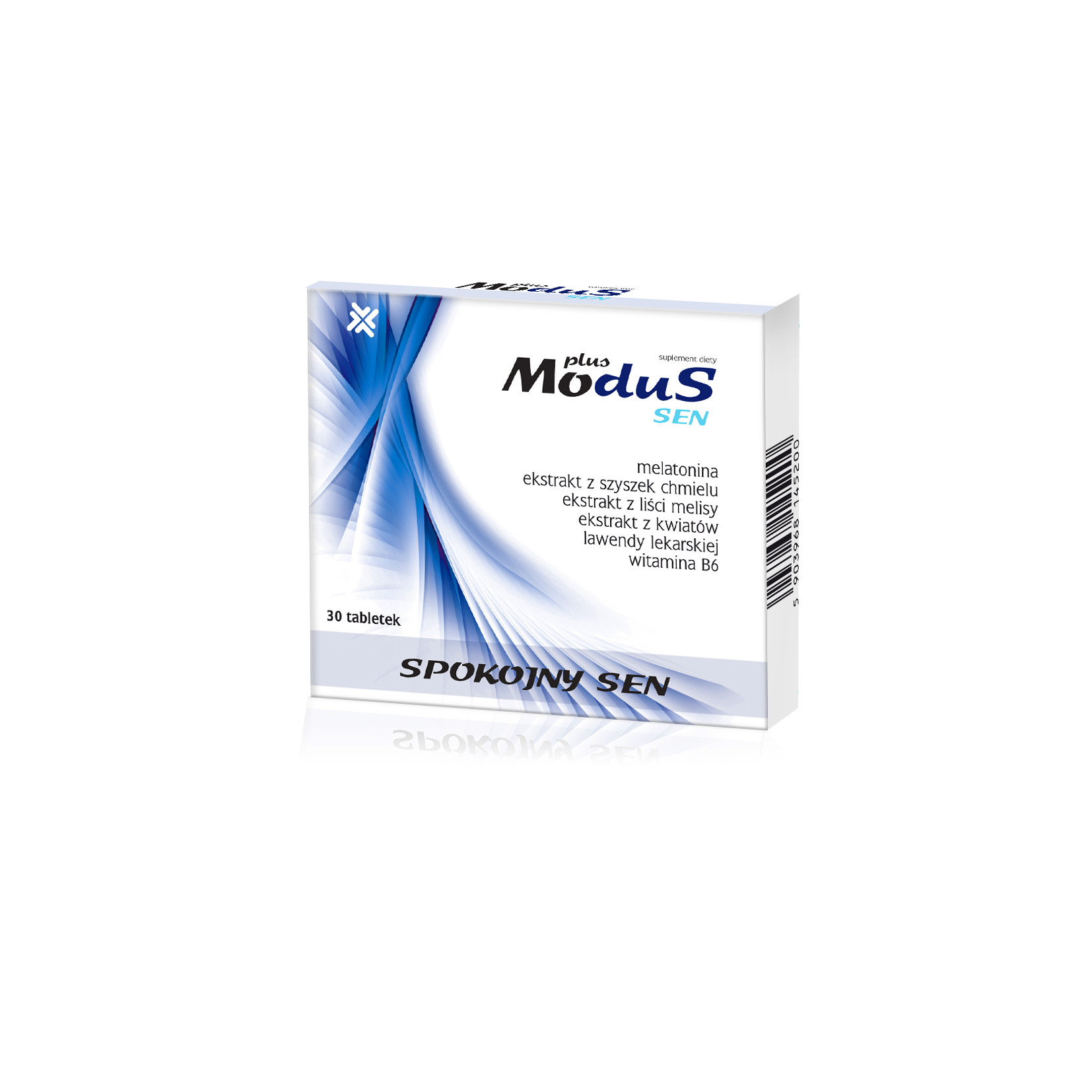 Modus Plus Sen , tabletki ze składnikami wspierającymi spokojny sen, 30 szt.